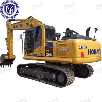 Qualität  PC200 Used Komatsu Excavator 20 Ton Japanese Used Medium Hydraulic Crawler Excavator usine