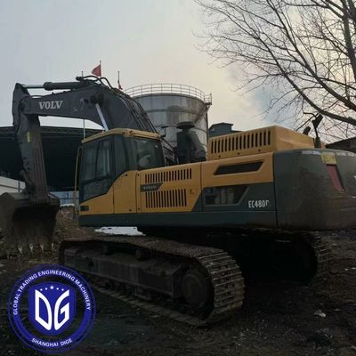 Gebrauchtes Volvo EC480 48 Tonnen Crawler Bagger Großbauwerkzeug in gutem Zustand