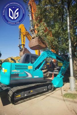 Manövrierbarer Sk75 Gebraucht Kobelco 7,5 Tonnen Bagger Vielseitig für den Bau
