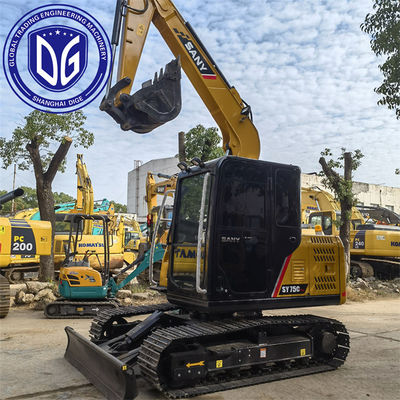 SY75C Gebraucht SANY Bagger Hydraulisches Heben und Tragen