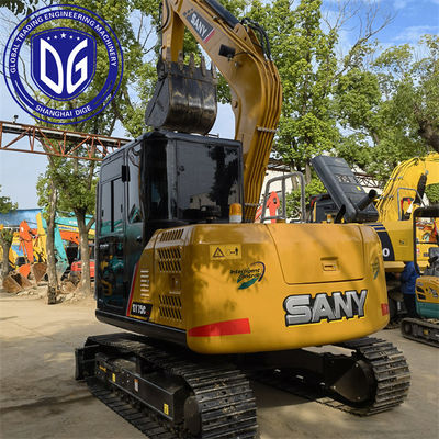 Sy75 7,5 Tonnen Gebraucht SANY Bagger mit fortschrittlicher elektronischer Steuerungstechnologie