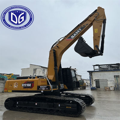 Gebrauchtes Sany SY215 21,5 Tonnen Crawler Bagger mit niedrigem Kraftstoffverbrauch