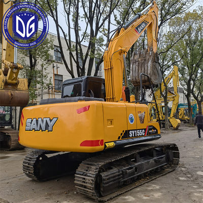Sany SY155 15.5T Gebraucht Crawler Bagger effizientes und energiesparendes Stromsystem