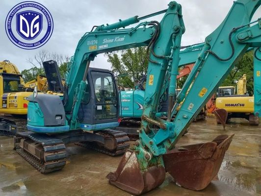Genau abgestimmte Sk70 Gebraucht Kobelco 7 Tonnen Bagger mit effizienten Kühlsystemen