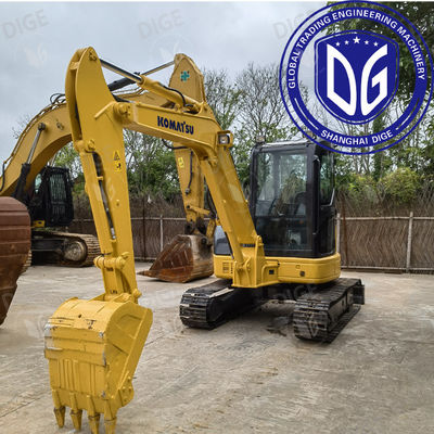 Hydraulische Komatsu PC55 Bagger 4D88E-6 Motormodell und langlebige Konstruktion für schwere Arbeiten