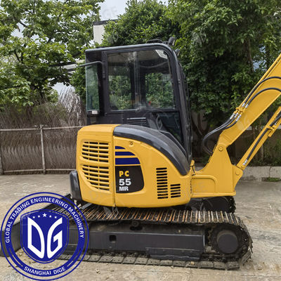 Hydraulische Komatsu PC55 Bagger 4D88E-6 Motormodell und langlebige Konstruktion für schwere Arbeiten