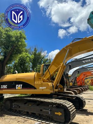 Hochdrehmomentmotor 320C Gebraucht Caterpillar 20t Bagger mit gutem Hydrauliksystem