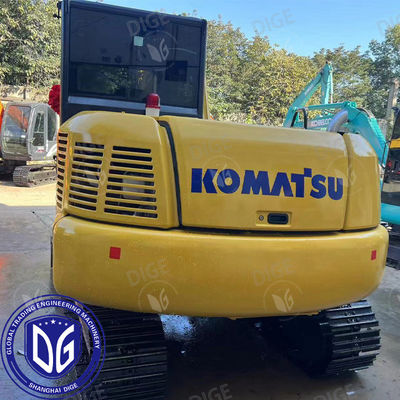 7 Tonnen kleiner Komatsu Bagger PC70 Kraftstoffeinsparende Arbeitskräfteeinsparende Waffe