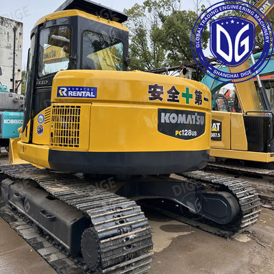 Wenig verwendete USED PC128US Bagger mit effizienten Materialverarbeitungsmöglichkeiten