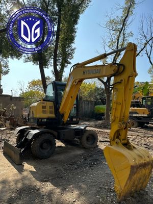 Hyundai Gebrauchtradbagger 60w-7,6Ton Hydraulischer Kleinbagger, 10 Einheiten jetzt erhältlich