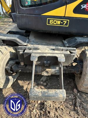 Gebrauchter Hyundai Radbagger 60w-7 6 Tonnen Hydraulik-Minibagger 10 Einheiten jetzt verfügbar