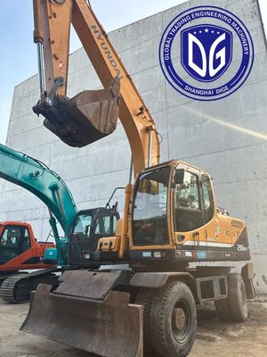 Hyundai 210 Bagger In Indien Hyundai 215-9T Gebraucht 21,5 Tonnen Hyundai Crawler Bagger
