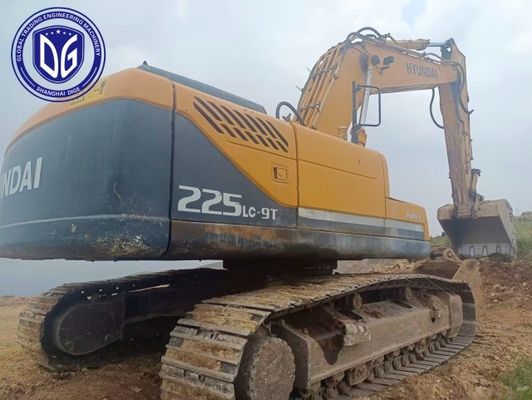 R225LC-9T Gebrauchtes Hyundai Bagger 22,5 Tonnen Hyundai Hydraulisches Bagger