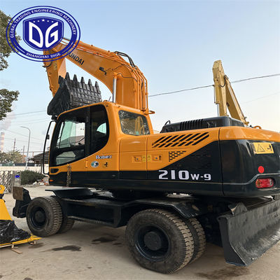 20 Tonnen Bagger Gebrauchtes Hyundai Modell 210W-9 Radbagger in gutem Zustand