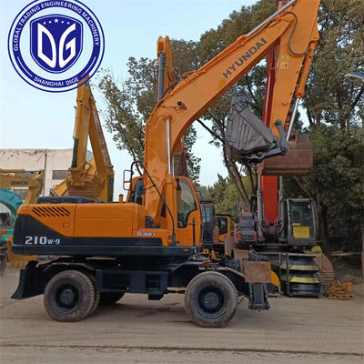 20 Tonnen Bagger Gebrauchtes Hyundai Modell 210W-9 Radbagger in gutem Zustand