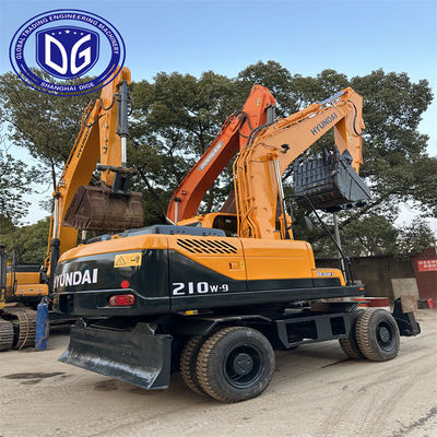 20 Tonnen Bagger Gebrauchtes Hyundai Modell 210W-9 Radbagger in gutem Zustand