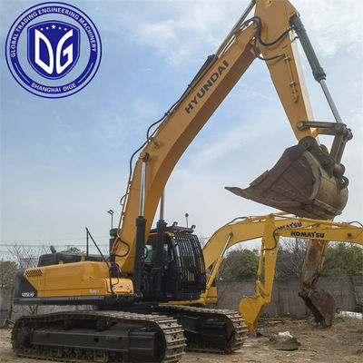 Original R485LVS Gebraucht Hyundai Bagger Gebraucht Crawler Bagger Arbeitszustand