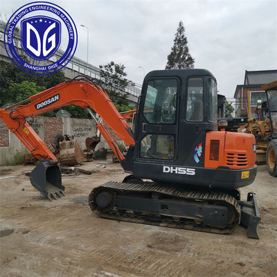 DH55 Mini Gebraucht Doosan Bagger Gebraucht Hydraulischer Crawler