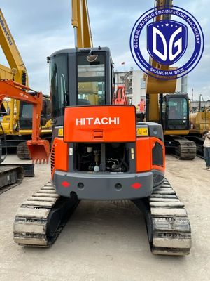 Verstellbares Sitzdesign ZX50U 5 Tonnen Gebraucht Hitachi Bagger mit effizientem Bremssystem