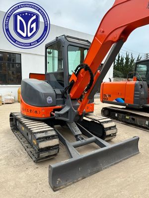 Verstellbares Sitzdesign ZX50U 5 Tonnen Gebraucht Hitachi Bagger mit effizientem Bremssystem