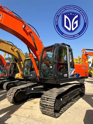 Effiziente Kühlsysteme ZX200-3 Gebraucht Hitachi Bagger 20T Hydraulische Baggermaschine