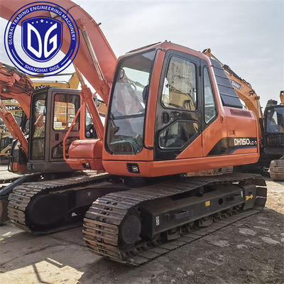 DH150LC Gebraucht Doosan 15 Tonnen Bagger Gebraucht Hydraulische Bagger