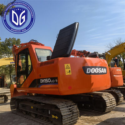 Gebrauchtes Doosan DH150-7 Crawler Bagger, 15 Tonnen guter Qualität Hydraulikbagger zum Verkauf