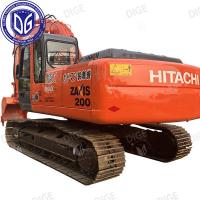 ZX200 ZX200-6 20 Tonnen gebrauchtes Hitachi Crawler Bagger 97% neu