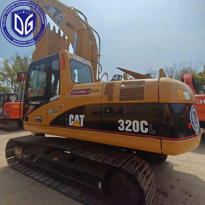CAT320C 20 Tonnen gebrauchtes Caterpillar Hydraulic Excavator Frühmodell zum Verkauf bereit