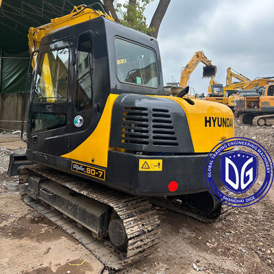 Gebrauchtes Hyundai 80-7 8 Tonnen Kleinbagger Crawler und Hydraulikbagger in gutem Zustand