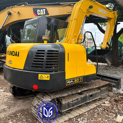 Gebrauchtes Hyundai 80-7 8 Tonnen Kleinbagger Crawler und Hydraulikbagger in gutem Zustand