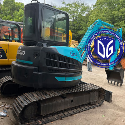 Gebraucht SK55 Kobelco Mini Crawler Hydraulischer Bagger,5.5 Tonnen, 90% neu, jetzt erhältlich.