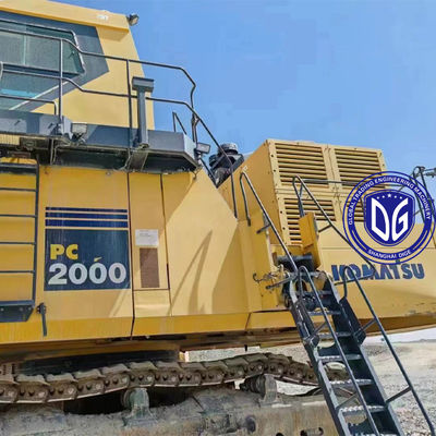 3000 Stunden Arbeitszeit Bagger Komatsu PC 2000 Mechanischer Motor für schwere Arbeiten