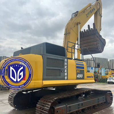 Gebrauchtes Komatsu PC490 49Ton Crawler Bagger, reibungslose hydraulische Funktionen