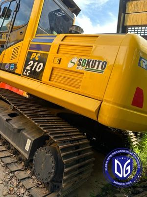 Komatsu PC210LC Gebraucht-Crawler-Grabmaschine Automatisches Brennstoffmanagementsystem