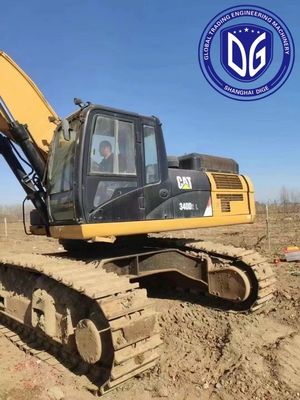 Grabenbauer 340D2L Gebrauchtes Raupenbagger 40 Tonnen Zeit getestet Erdbearbeitungsbagger