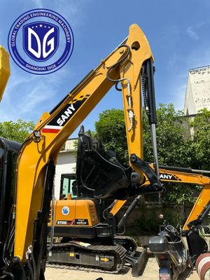 Gebrauchtes Sany SY35 3 Tonnen Bagger Kleines Crawler Bagger Fast neues Kompaktes Design