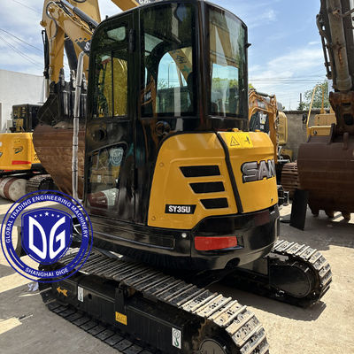 Gebrauchtes Sany SY35 3,5 Tonnen kleines Crawler Bagger, fast neu, 3 Einheiten jetzt erhältlich