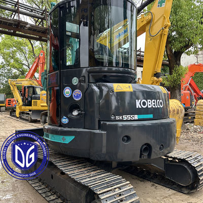 Gebraucht Kobelco SK55 5,5 Tonnen Crawler Bagger 90% neu in gutem Zustand