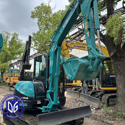 Gebraucht Kobelco SK55 5,5 Tonnen Crawler Bagger 90% neu in gutem Zustand