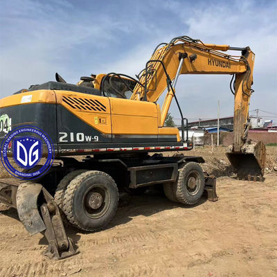 Herkunft Korea 210W-9 Gebrauchtes Hyundai Radbagger 210W-9 Radbagger Gebrauchtes Hyundai Bagger 210W-9