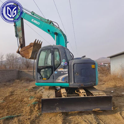 Gebrauchtes Kobelco SK135 13,5 Tonnen Crawler Bagger Originalzustand Schwerlastbearbeitung