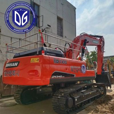 DX340LCA 34t Gebraucht Doosan Bagger Original aus Korea mit leistungsstarkem Arm
