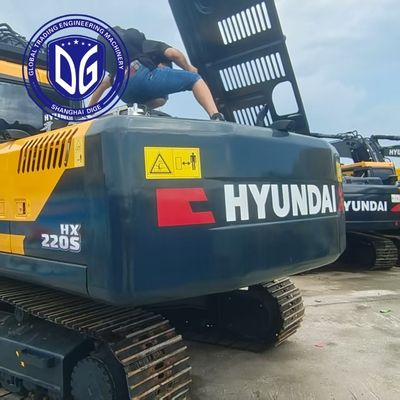 Exportbereiter gebrauchter Hyundai HX220S Bagger | Langlebig, leistungsstark, kostengünstig