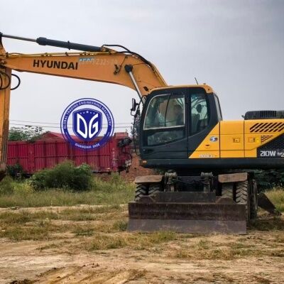 Gebrauchter Mobilbagger Hyundai 210W-9VS zu verkaufen, heiß verkaufter 21-Tonnen-Bagger