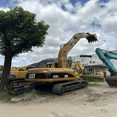 Gebrauchtes Caterpillar 320C 20t Bagger auf Lager mit dem besten Preis Robust langlebiger leistungsstarker Bagger zum Verkauf