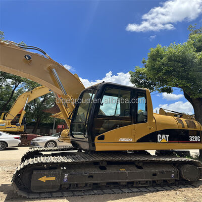 Gebrauchtes Caterpillar 320C 20t Bagger auf Lager mit dem besten Preis Robust langlebiger leistungsstarker Bagger zum Verkauf