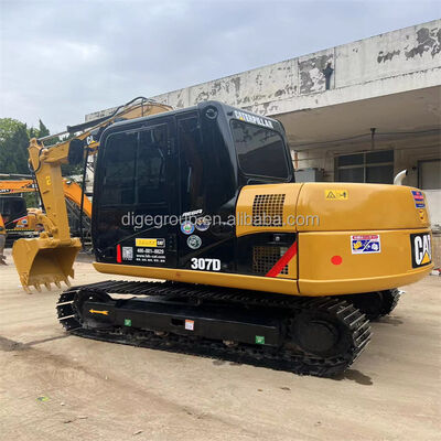 Gebrauchter Caterpillar 307D 7t Bagger auf Lager mit günstigem Preis Robuster, langlebiger, kraftstoffeffizienter, leistungsstarker Bagger zu verkaufen