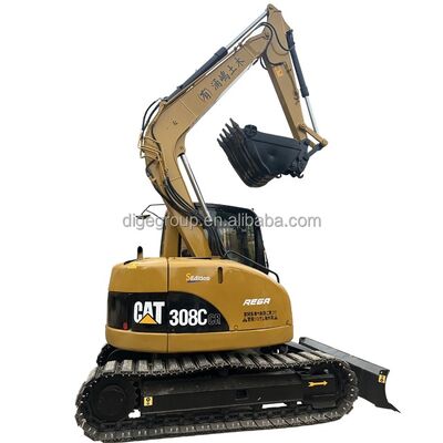 Gebrauchte Caterpillar 308C 8t-Bagger auf Lager mit günstigem Preis, heißer Verkauf in gutem Zustand, gebrauchter leistungsstarker Bagger zu verkaufen