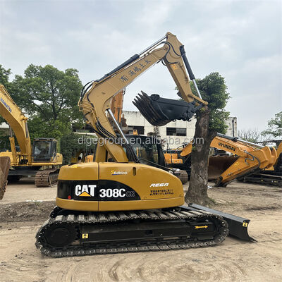 Gebrauchte Caterpillar 308C 8t-Bagger auf Lager mit günstigem Preis, heißer Verkauf in gutem Zustand, gebrauchter leistungsstarker Bagger zu verkaufen
